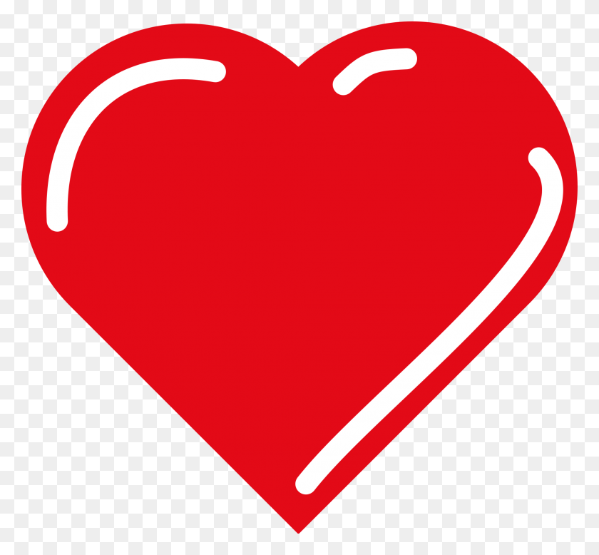 2000x1843 Любовь Символ Сердца Отражение - Символ Сердца Png