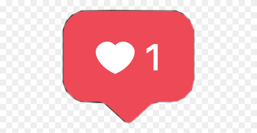 434x375 Love Like Instagram Heart Art Interesting Freetoedit - Instagram Heart PNG