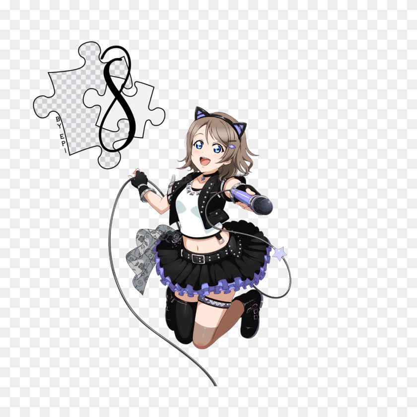 1024x1024 Love Live Edit You Watanabe - Love Live PNG