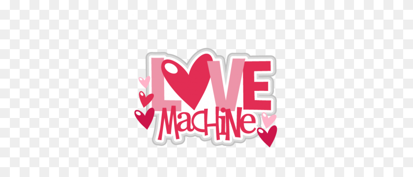 300x300 Love Machine Scrapbook Titles Cutting Robot - Robot Clipart Free