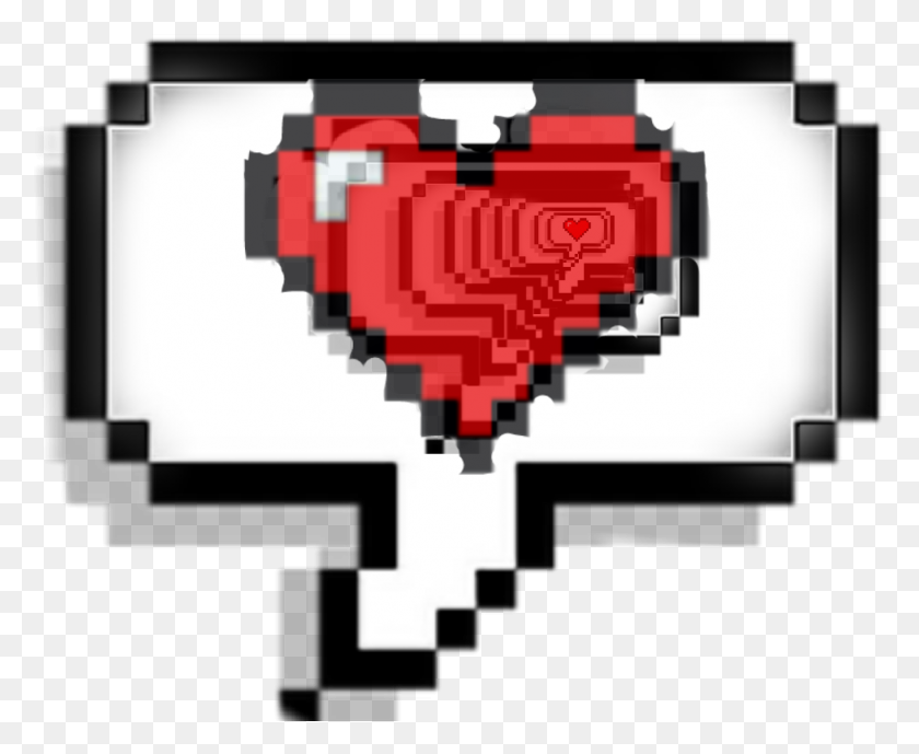 977x788 Love Minecraft Minecraft Heart Heart - Minecraft Heart PNG