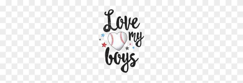 190x228 Love My Boys Baseball Tshirt Mom Mother Dad Stars Gift - Baseball Mom Clip Art