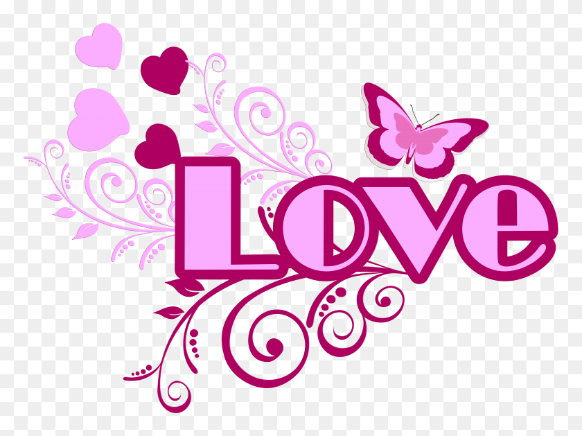 6000x4382 Love Pink Transparent Clip Art - Love Clipart PNG