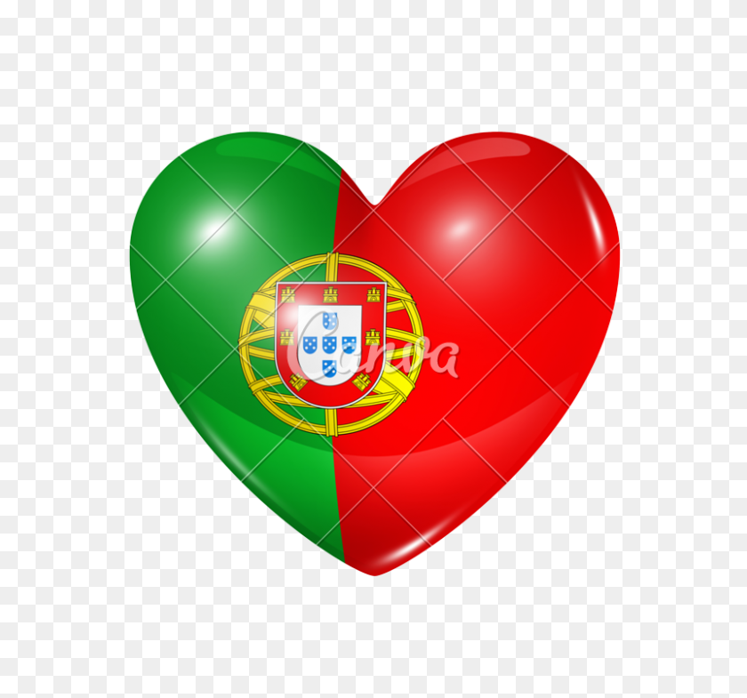 800x744 Love Portugal, Heart Flag Icon - Portugal Flag PNG