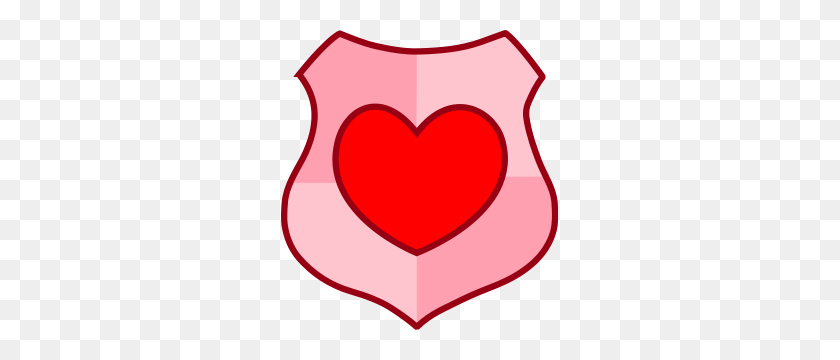 277x300 Love Shield Png Clip Arts For Web - Shield Images Clipart