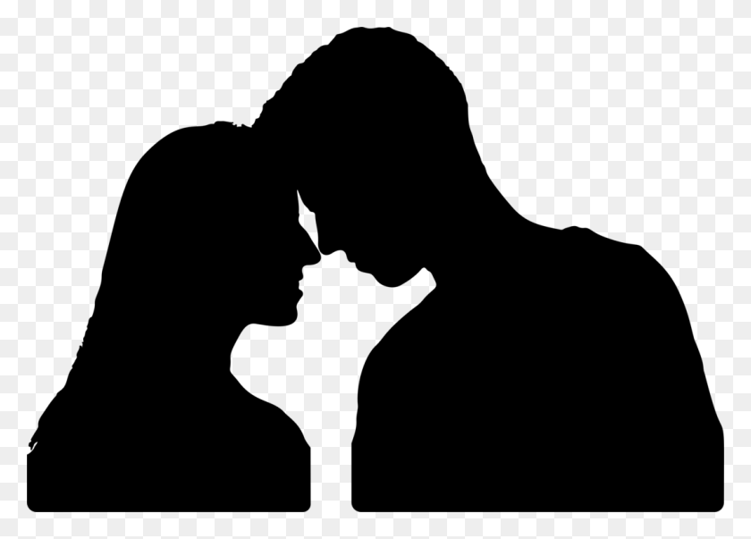 1077x750 Love Silhouette Intimate Relationship Romance Hug - Romantic Clipart