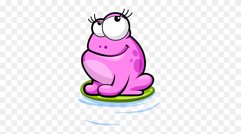 312x408 Love This Pink Frog! So Cute! Tap The Frog Frog - Tap Clipart