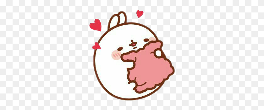 274x293 Lovely Cute Kawaii Bunny Conejo Lindo Png Hearts Love - Kawaii Heart PNG