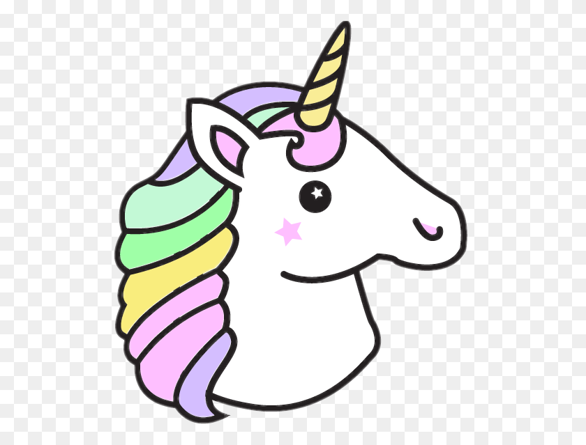579x579 Lovely Nice Magic Unicorn Unicornio Happy - Unicornio Clipart