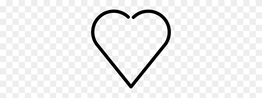 256x256 Влюбленные, Форма Сердца, Любовник, Любящий, Формы, Значок В Форме Сердца - Клипарт Линии Сердцебиения