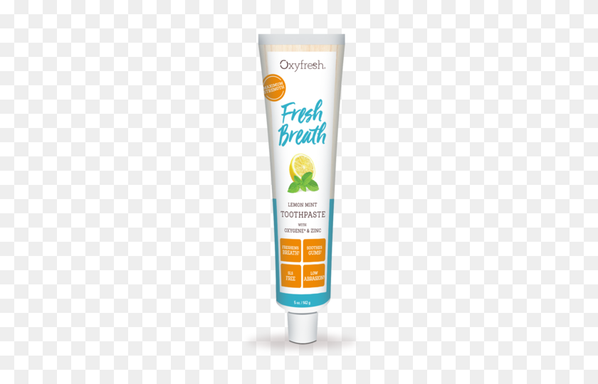 480x480 Low Abrasion Toothpaste For Bad Breath From Oxyfresh - Toothpaste PNG