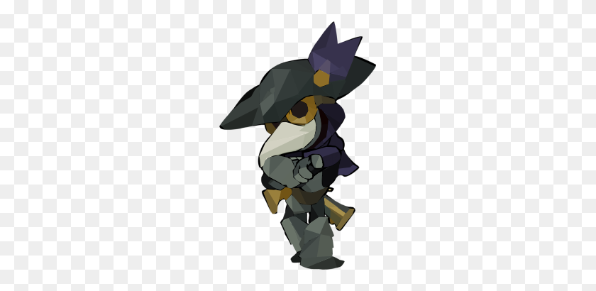 221x350 Low Poly Plague Doctor Lucien - Plague Doctor PNG