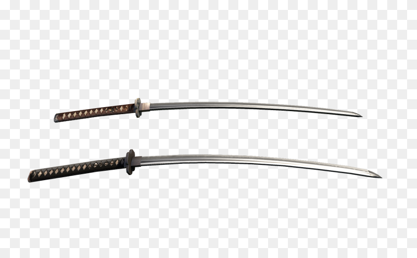 1440x851 Low Poly Samurai Sword - Samurai Sword PNG