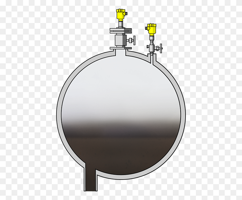 450x635 Сферический Резервуар Для Сжиженного Нефтяного Газа И Спг - Клипарт Для Баллонов С Пропаном
