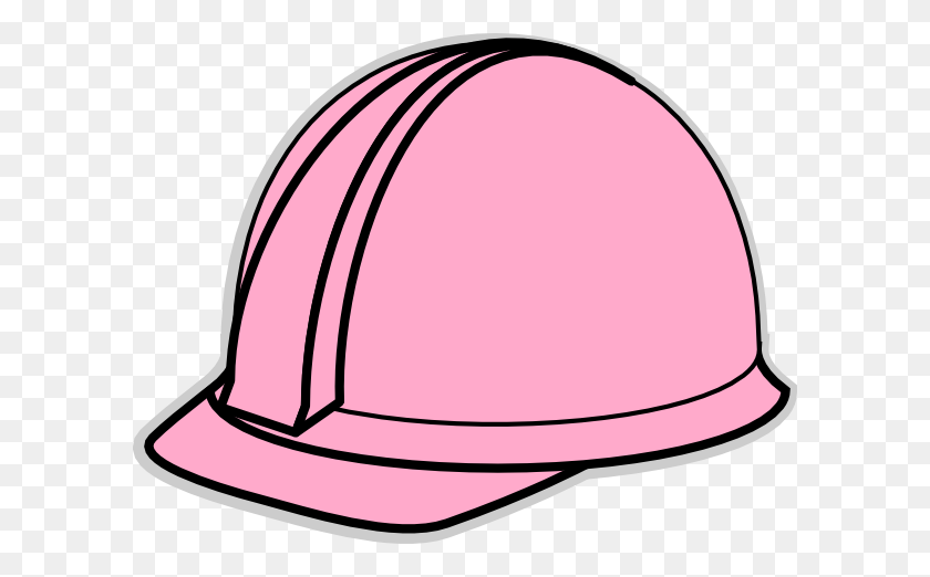 600x462 Lt Pink Hard Hat Clip Art - Cap Clipart
