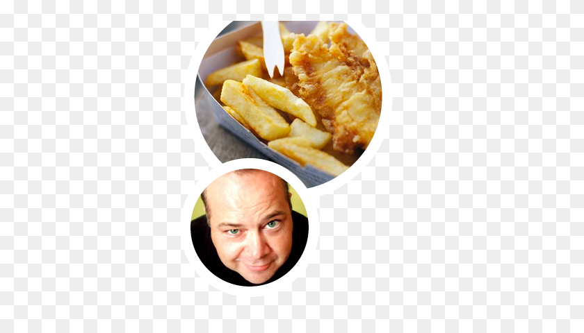 340x420 Lttf Fish, Chips And Magic - Fried Fish PNG