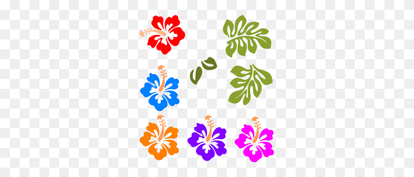 273x299 Luau Party Clip Art Black And White - Hibiscus Clipart Black And White