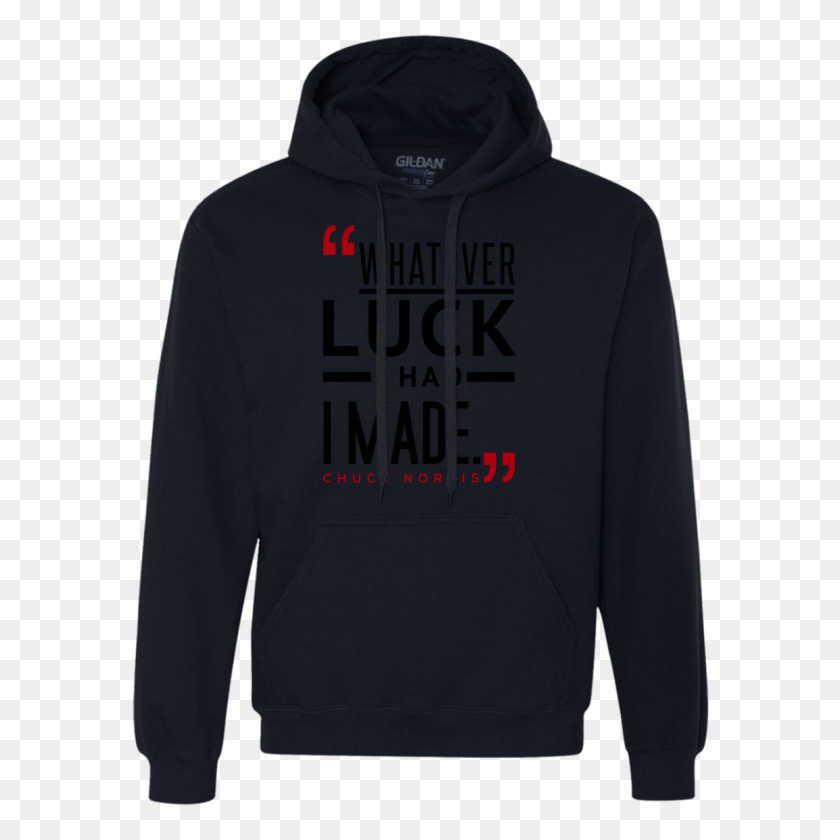 1155x1155 Luck Chuck Norris Quote Hoodie - Chuck Norris PNG