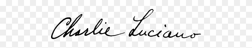 500x102 Lucky Luciano Signature - Lucky Luciano PNG
