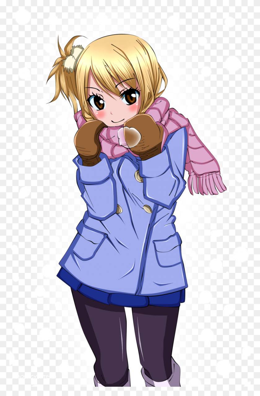 900x1405 Lucy In The Snow - Lucy Heartfilia PNG