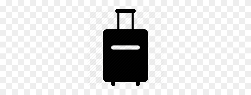 260x260 Luggage Airline Ticket Clipart - Airline Ticket Clipart