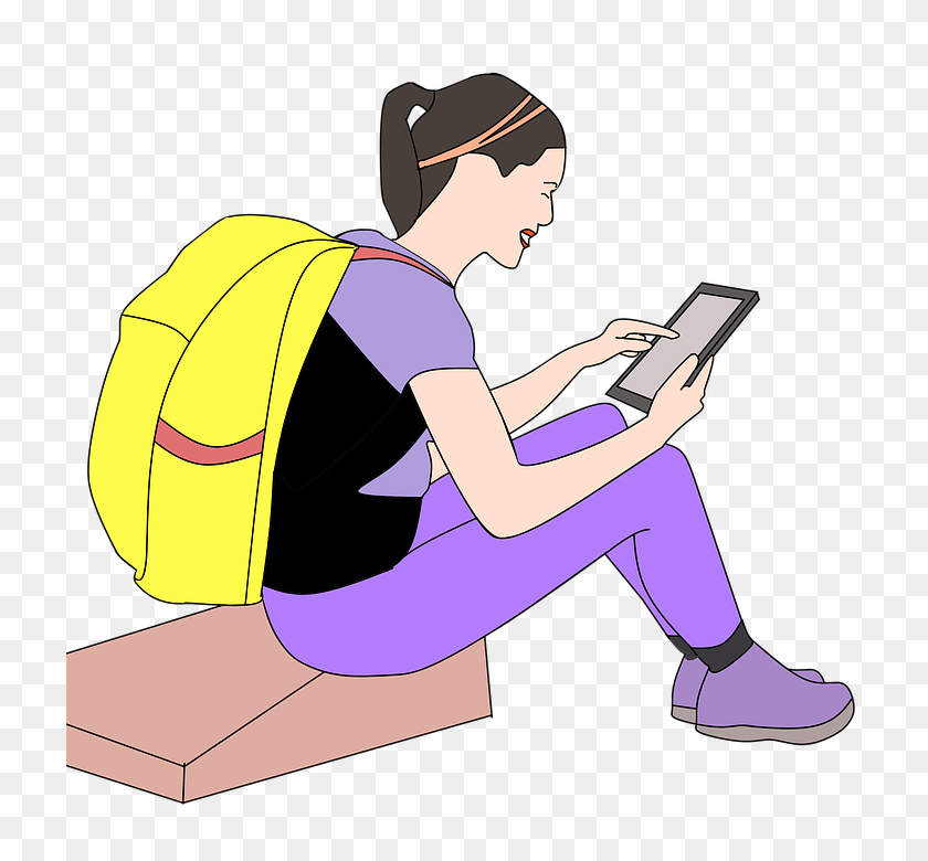 720x720 Luggage Clipart Girl - Packing A Suitcase Clipart