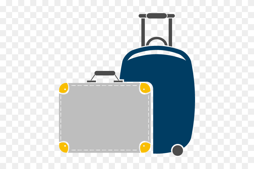 500x500 Luggage Clipart Trip - Briefcase Clipart