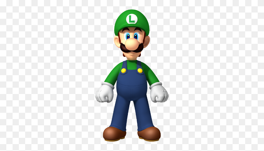 235x422 Luigi - Mario Y Luigi Png