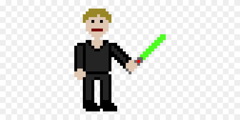 320x360 Luke Skywalker Pixel Art Maker - Luke Skywalker Clipart
