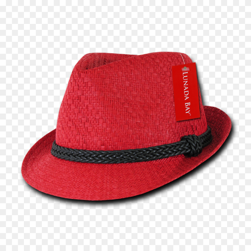 1200x1200 Lunada Bay Lightweight Paper Straw Fedora Hat, Style - Straw Hat PNG