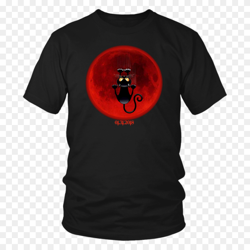 960x960 Lunar Eclipse Us Funny Blood Moon And Cat T Shirt Teefim - Blood Moon PNG