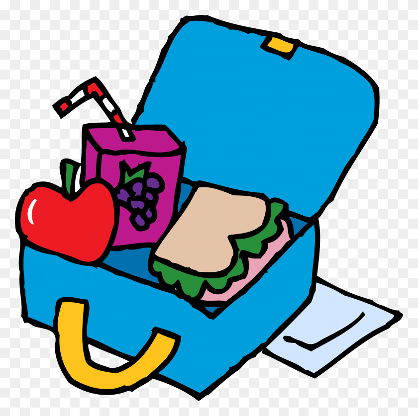 4352x4340 Lunch Box Clip Art Animated - Lunch Box Clipart