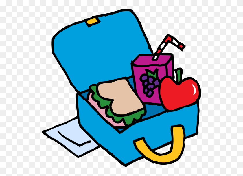 550x548 Lunch Clipart - Packing Suitcase Clipart