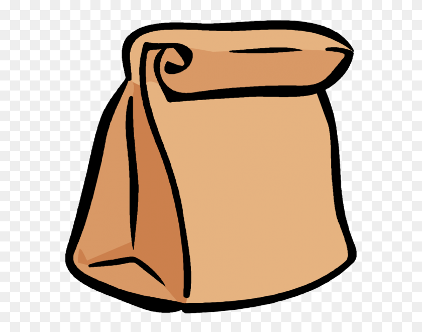 601x600 Almuerzo Pic Brown Bag Clipart - Brown Bag Clipart