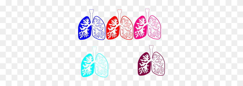 300x239 Lung Color Tika Hp Due Png, Clip Art For Web - Lungs Clipart Black And White