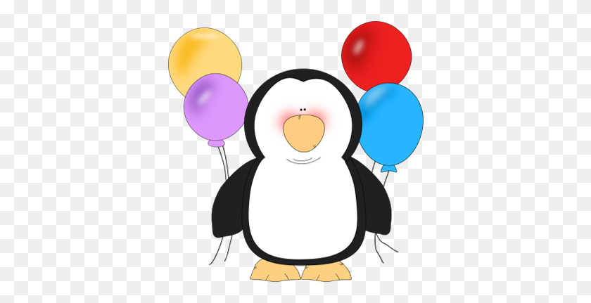 366x371 Luxury Balloon Animal Clipart Penguin Holding Balloons Clip Art - Balloon Animal Clipart