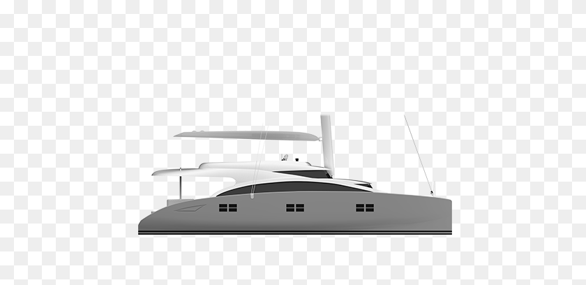 684x348 Luxury Custom Yachts, Catamarans, Power Boats Design, Construction - Sailboat PNG