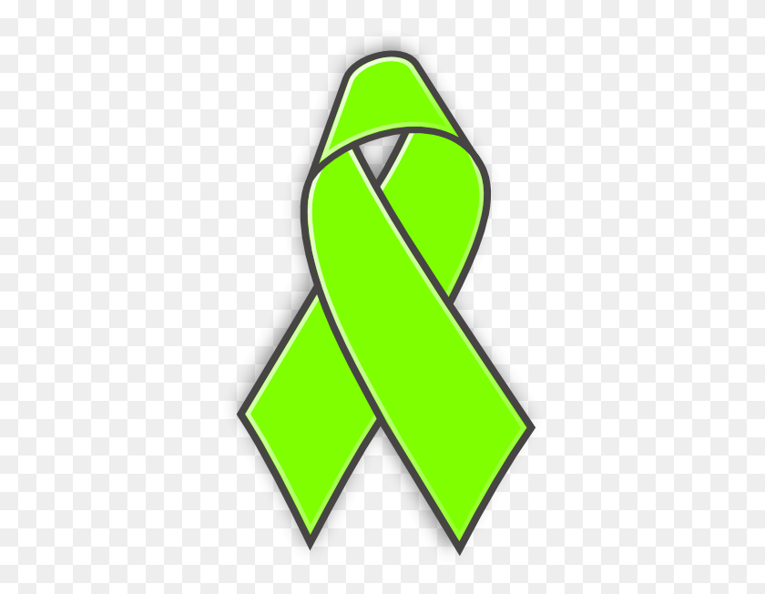 360x592 Lyme Awareness Ribbon Clip Art - Cancer Ribbon Clipart