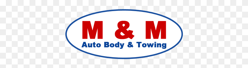 400x172 M M Auto Body Towing - Mandm Logo PNG