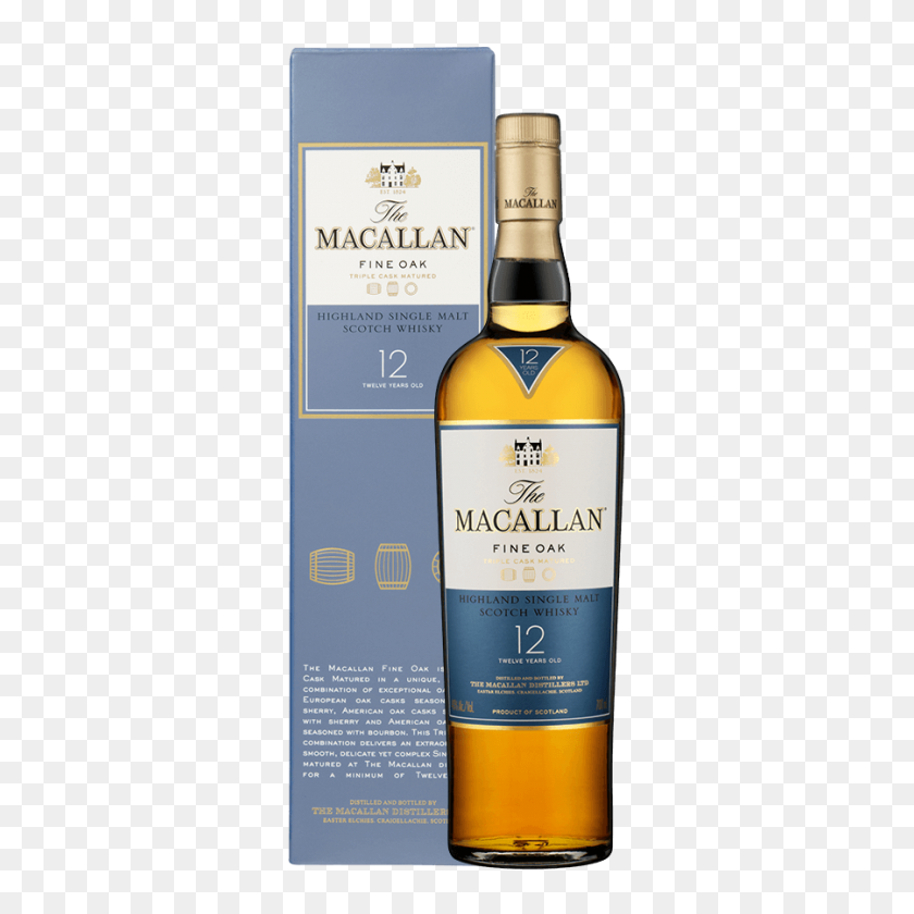 900x900 Macallan Yr Old Single Malt Scotch Whisky - Whiskey PNG