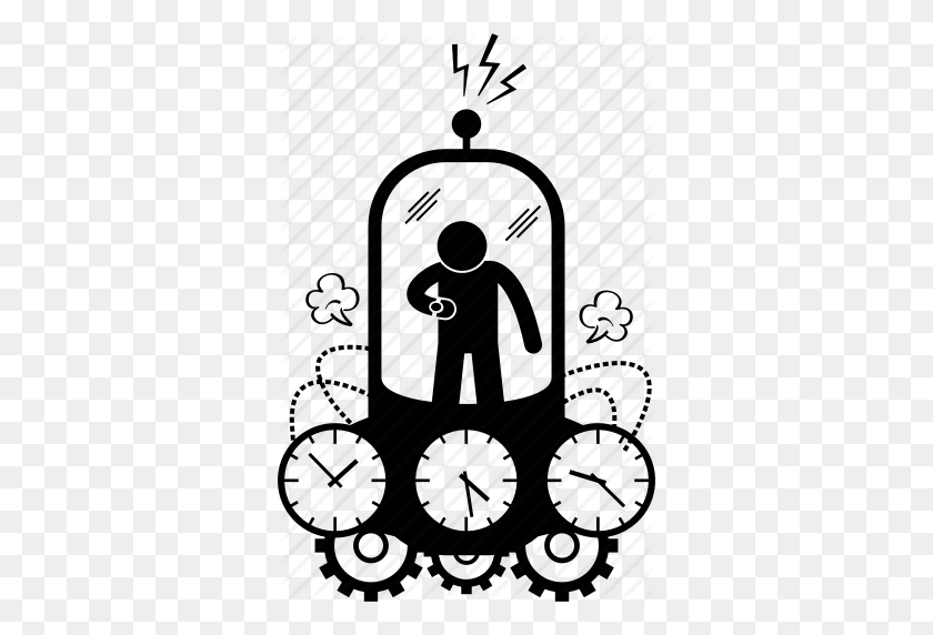 340x512 Machine, Time, Time Machine, Time Travel, Travel Icon - Time Machine PNG