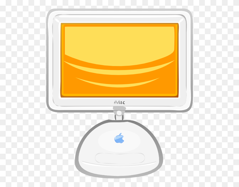 516x597 Macintosh Flat Panel Clip Art - Macintosh PNG