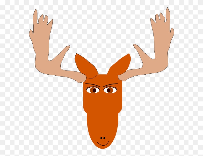 600x586 Mad Moose Png Clip Arts For Web - Mad PNG