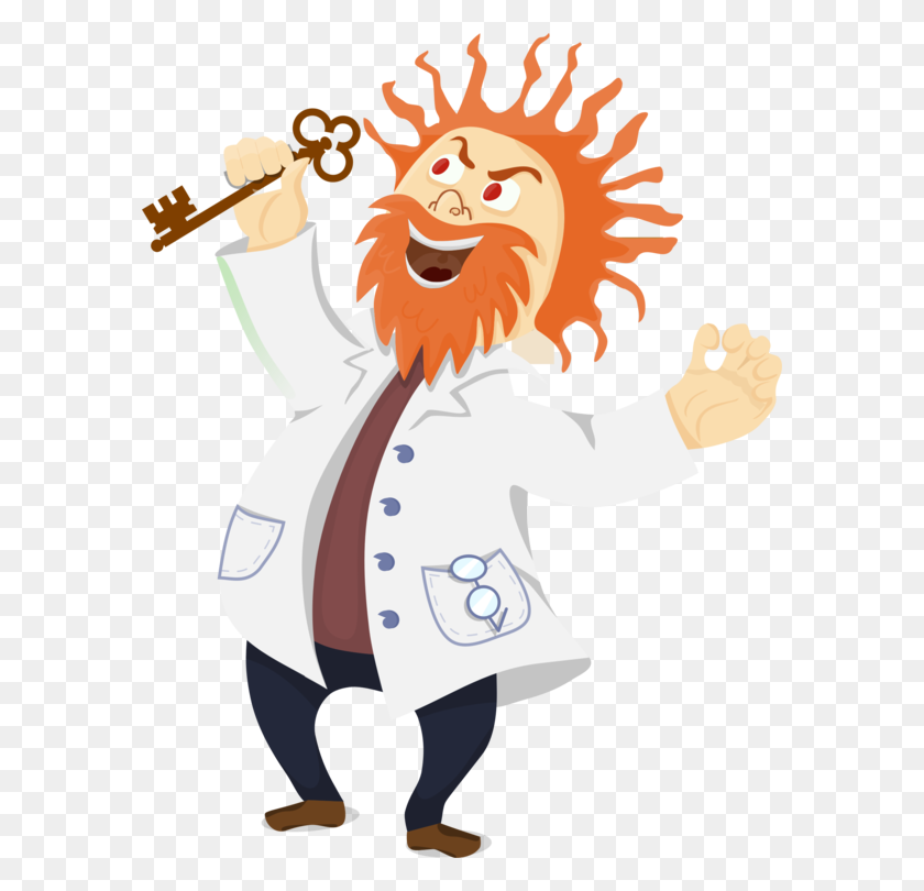 582x750 Mad Scientist Science Laboratory Computer Icons - Science Lab Clipart