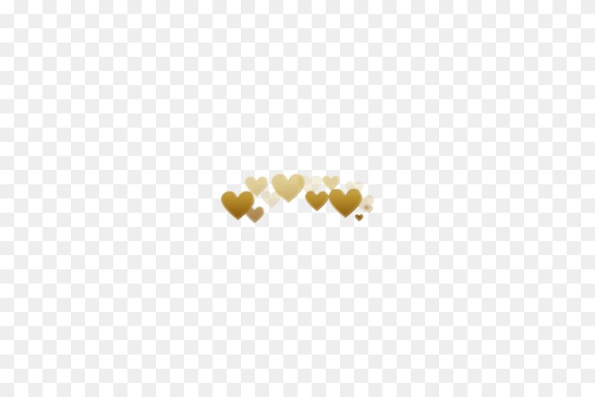 500x500 Made - Gold Heart PNG