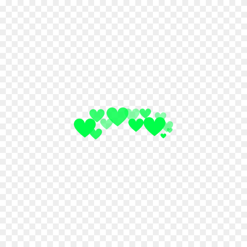 800x800 Made - Green Heart PNG