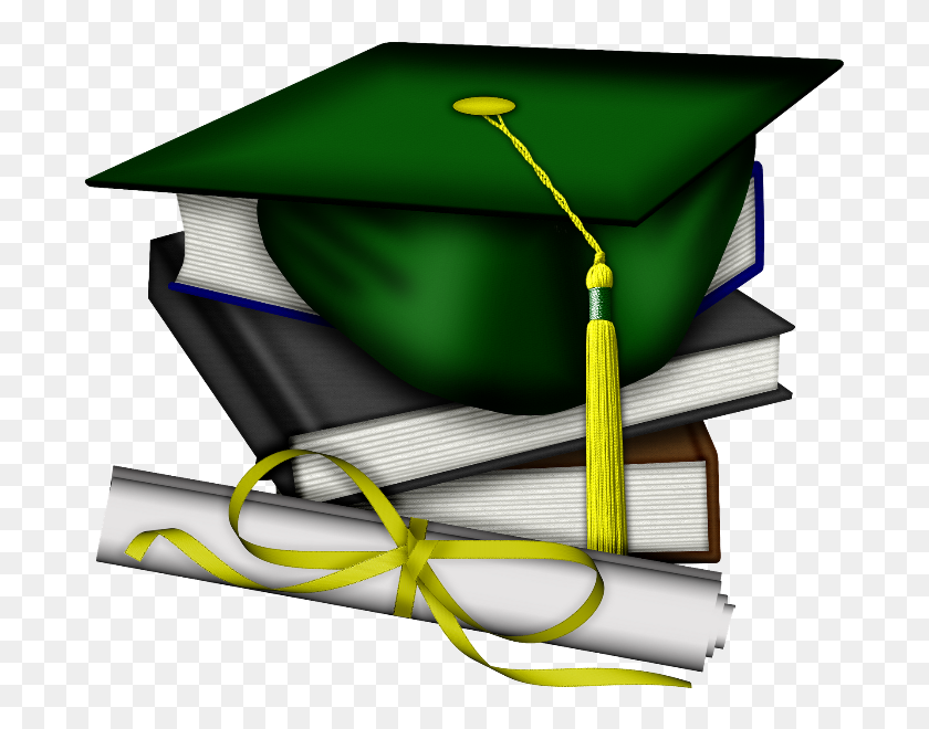 698x600 Madison Cusd - Cap And Gown PNG