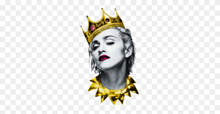 229x374 Madonna With Golden Crown Madonna In Madonna - Madonna PNG