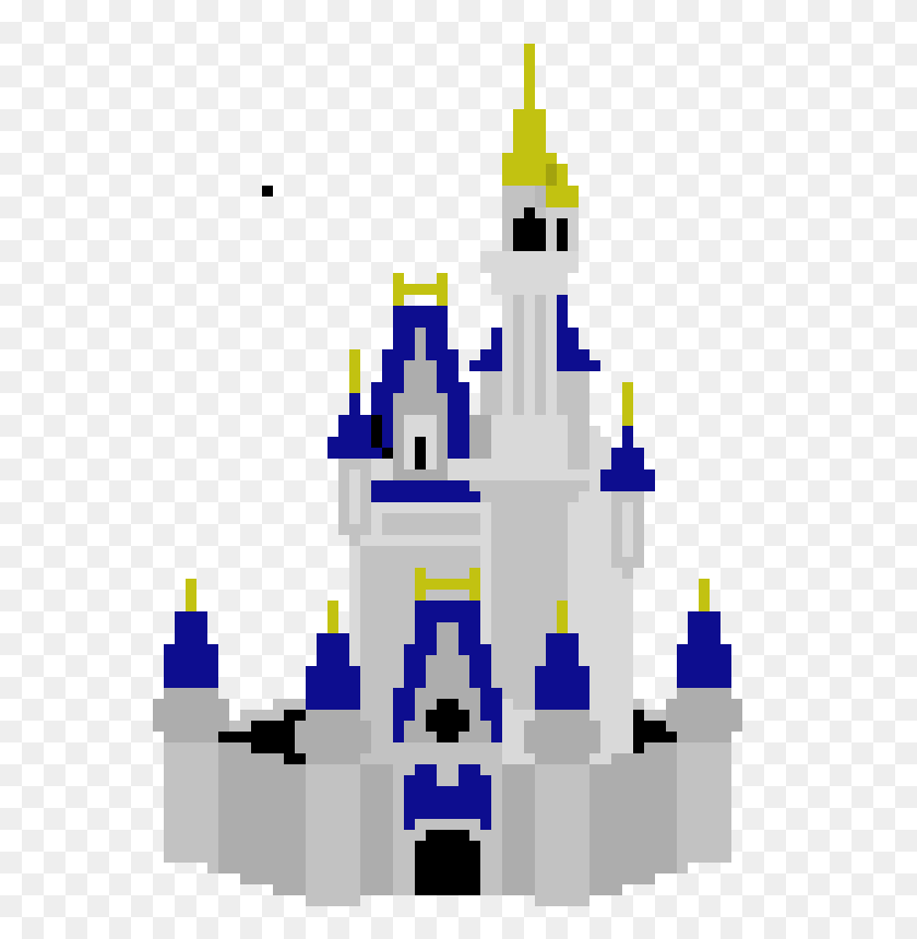 720x800 Magic Kingdom Pixel Art Maker - Logotipo De Magic Kingdom Png