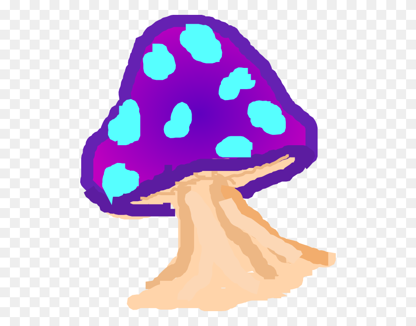 516x598 Magic Mushroom Clip Art - Trippy Clip Art